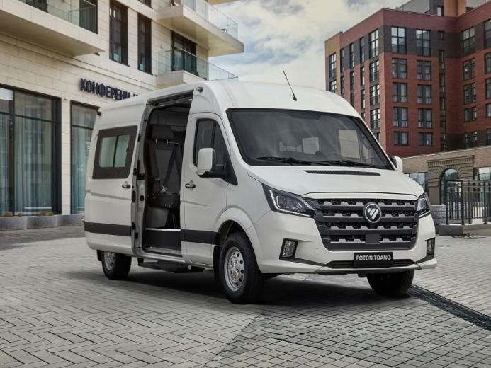 Изображение на странице Foton Грузопассажирский автомобиль на официальном сайте