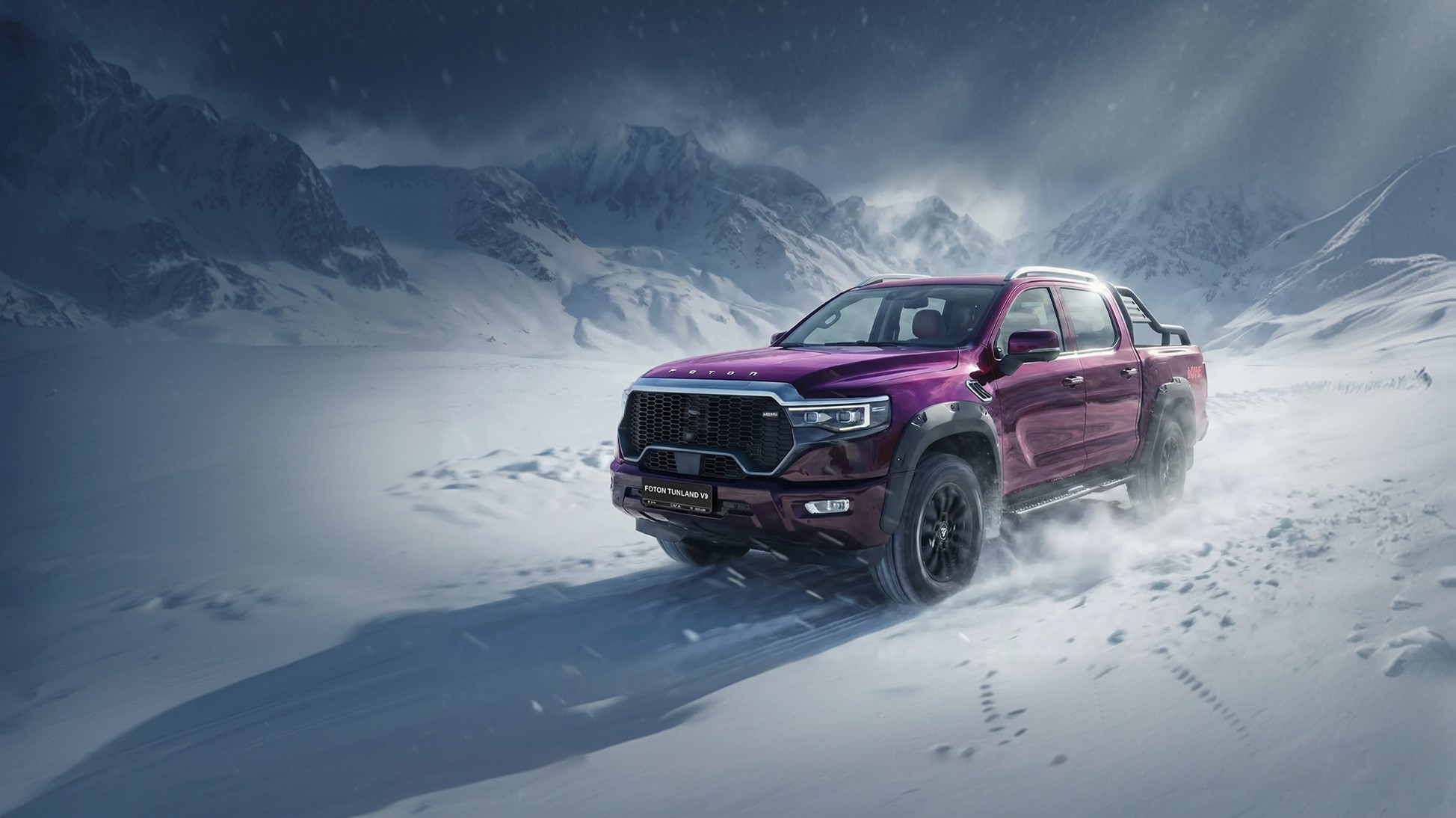 Изображение на странице Foton TUNLAND V9 на официальном сайте