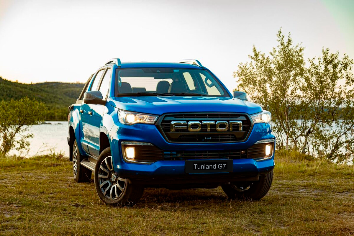 Изображение на странице Foton TUNLAND G7 на официальном сайте