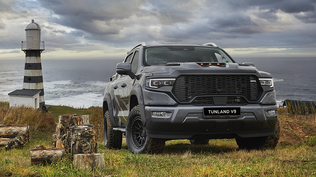 Изображение на странице Foton TUNLAND V9 на официальном сайте