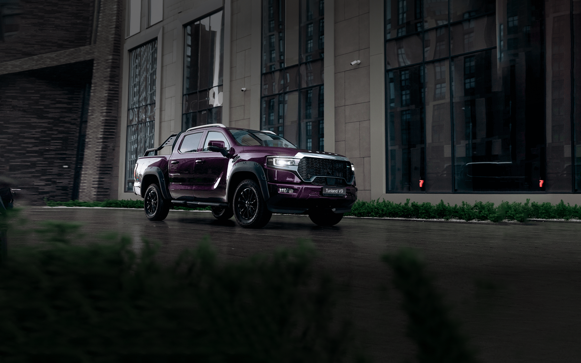 Изображение на странице Foton TUNLAND V9 на официальном сайте