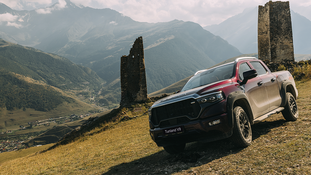 Изображение на странице Foton TUNLAND V9 на официальном сайте