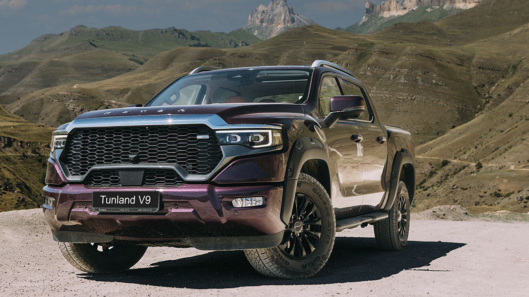 Изображение на странице Foton TUNLAND V9 на официальном сайте