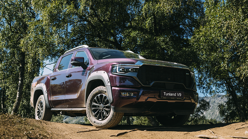 Изображение на странице Foton TUNLAND V9 на официальном сайте