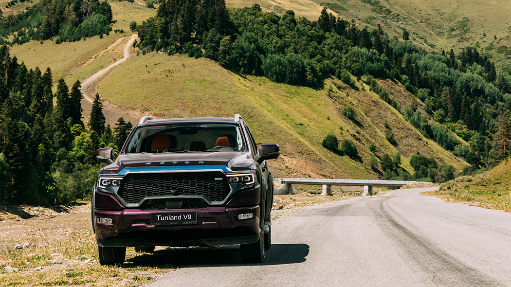 Изображение на странице Foton TUNLAND V9 на официальном сайте