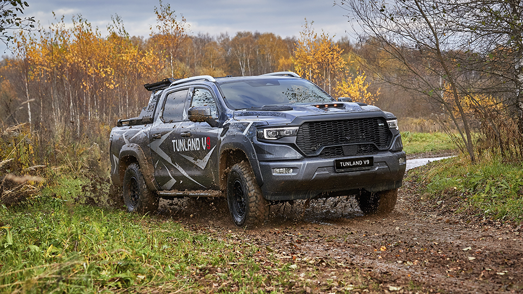 Изображение на странице Foton TUNLAND V9 на официальном сайте