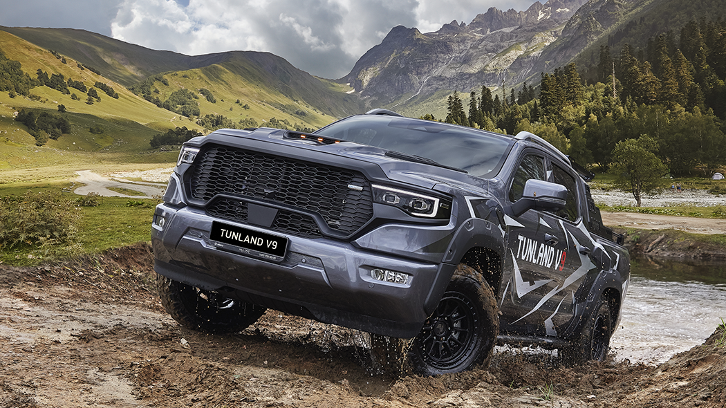 Изображение на странице Foton TUNLAND V9 на официальном сайте