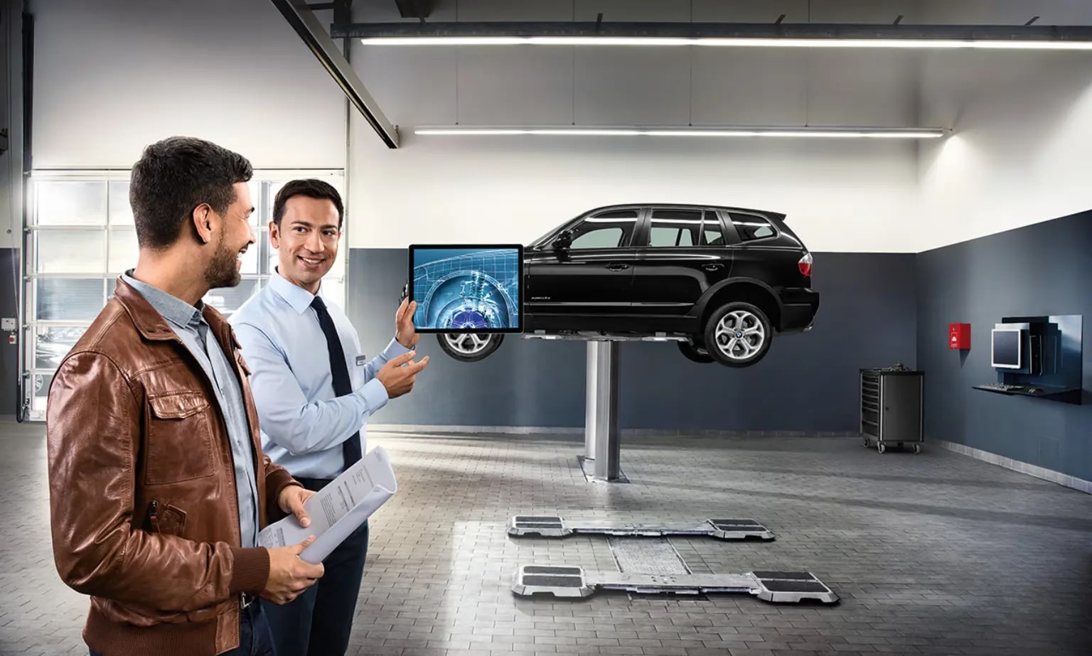 Услуги диагностики ходовой части BMW. BMW БорисХоф