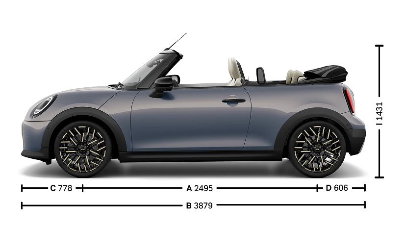 MINI convertible Размеры ООО «БМВ Русланд Трейдинг»