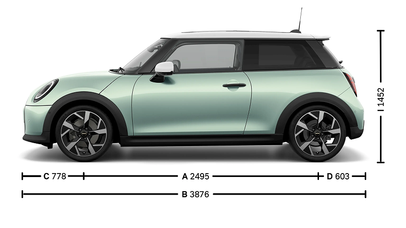 Mini Cooper3 Размеры ООО «БМВ Русланд Трейдинг»