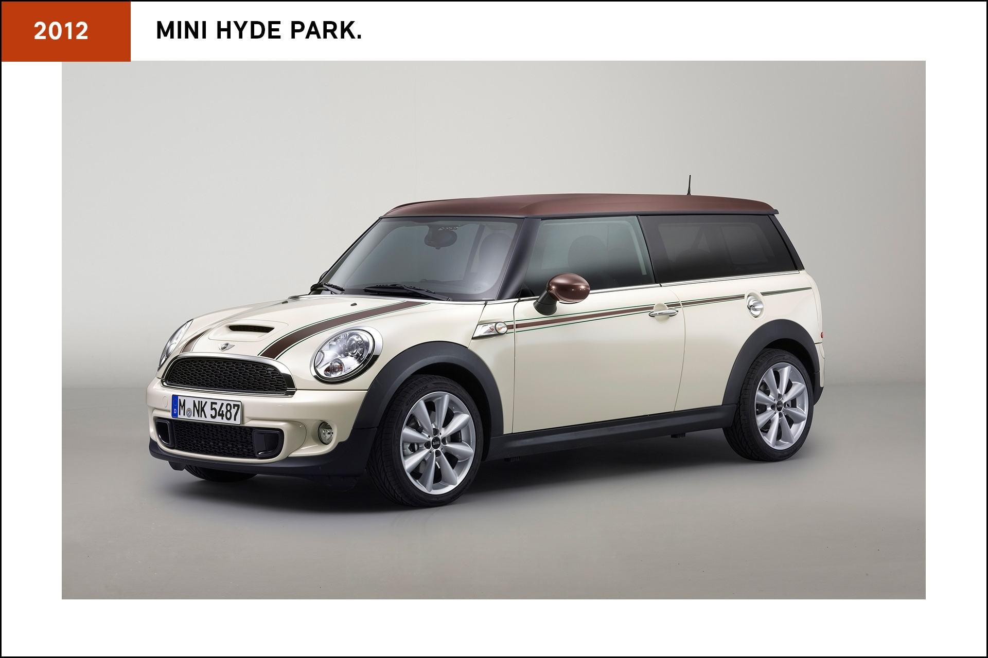 САМЫЙ ПОЛНЫЙ СПИСОК СПЕЦИАЛЬНЫХ СЕРИЙ MINI ООО «БМВ Русланд Трейдинг»