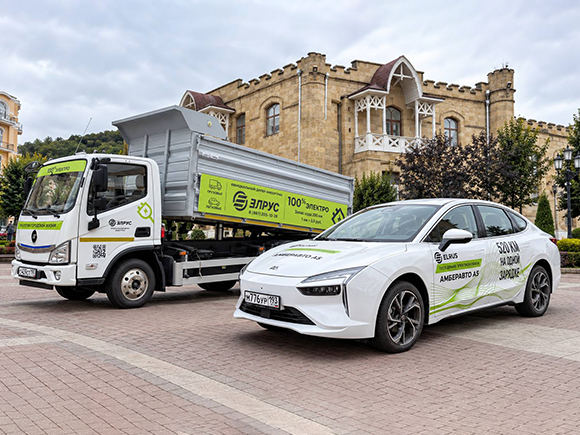 Новость AMBERTRUCK (АВТОТОР представил электрический самосвал и электромобиль АМБЕРАВТО А5 на «ЭлектроСфере» в Кисловодске)