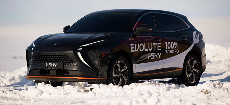 Новость EVOLUTE В Заполярье презентовали российский электрокроссовер Evolute i-SKY