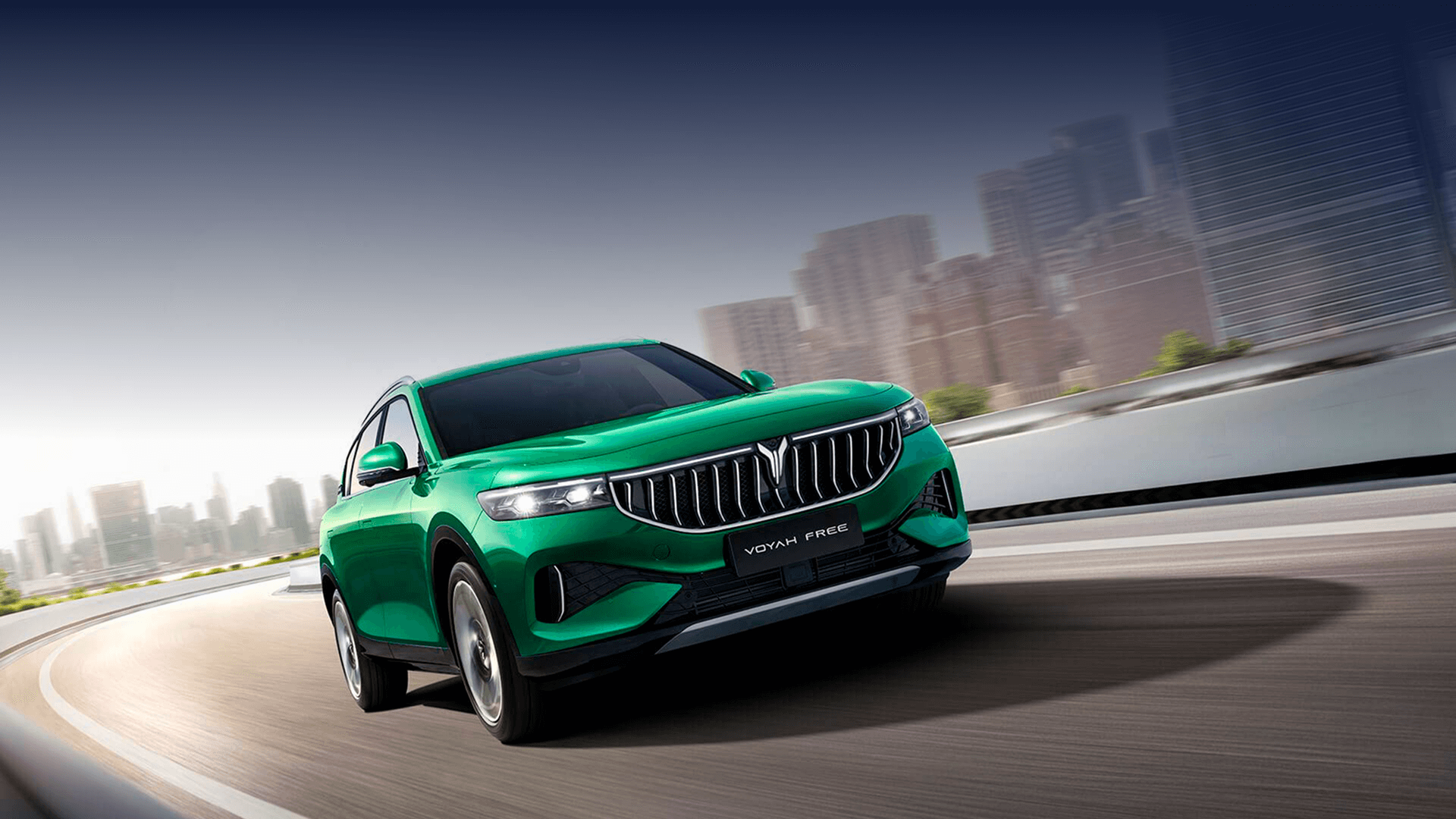 Изображение на странице VOYAH Главная на официальном сайте